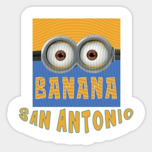 DESPICABLE MINION AMERICA SAN ANTONIO Sticker